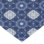 Nappe Élégant gris bleu gris initial monogrammé (Angle)