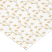 Nappe Elégant Jade Arbre d'or Abstrait sur blanc (Angle)