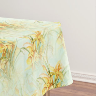 Nappe Élégant jonquille jaune Vintage à fleurs floral