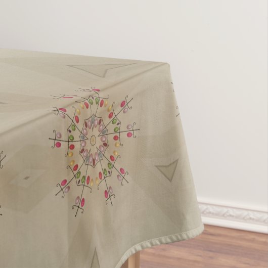 Nappe Elégant Kaleidoscopic Design Pastel (In Situ)