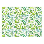 Nappe Elegant Leaves Green Lemon Turquoise (Devant (Horizontal))