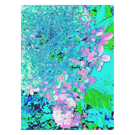 Nappe Élégant Limelight rose et bleu Hydrangea (Devant)