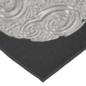 Nappe Elégant médaillon d'argent noir Art nouveau (Angle)