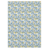 Nappe Elegant Mediterranean Lemon Botanical Navy (Devant)