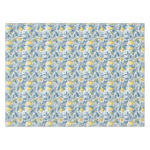 Nappe Elegant Mediterranean Lemon Botanical Navy (Devant (Horizontal))
