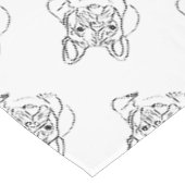 Nappe Élégant minimaliste Bulldog (Angle)