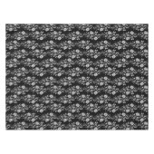 Nappe Élégant modèle floral noir (Devant (Horizontal))