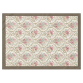 Nappe Élégant modèle floral victorien charmante (Devant (Horizontal))