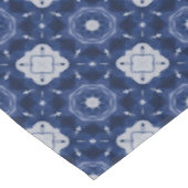 Nappe Élégant Monogramme Initiale Gris Bleu (Angle)