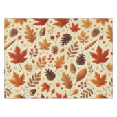 Nappe Élégant Motif Automne (Devant (Horizontal))