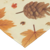 Nappe Élégant Motif Automne (Angle)