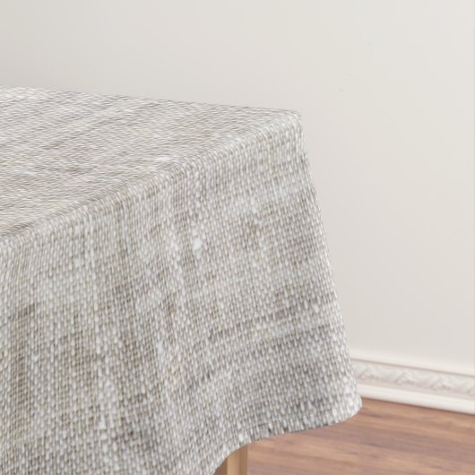 Nappe Élégant Motif Burlap (In Situ)