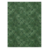 Nappe Élégant Motif celtique irlandais vert et or (Devant)