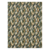 Nappe Élégant Motif d'arbre à pin | Forêt rustique (Devant)