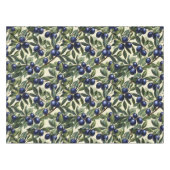 Nappe Élégant Motif de branche d'olivier avec des olives (Devant (Horizontal))