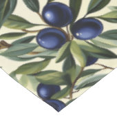 Nappe Élégant Motif de branche d'olivier avec des olives (Angle)