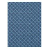 Nappe Elégant motif de Damas Vintage bleu (Devant)