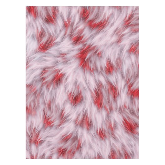 Nappe Élégant Motif de fourrure souple Abstrait | (Devant)