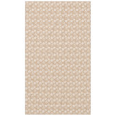 Nappe Élégant Motif de Noël sur Beige (Devant)