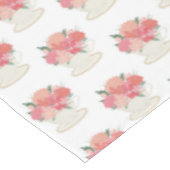 Nappe Élégant motif de thé à fleurs (Angle)