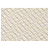 Nappe Elégant Motif étoilé moderne jaune ocre blanc (Devant (Horizontal))