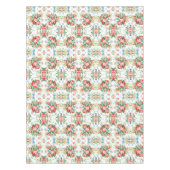 Nappe Elégant motif floral avec élément de design Rose (Devant)