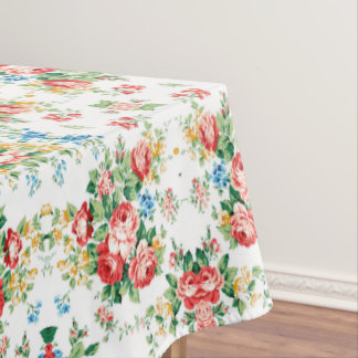 Nappe Elégant motif floral avec élément de design Rose
