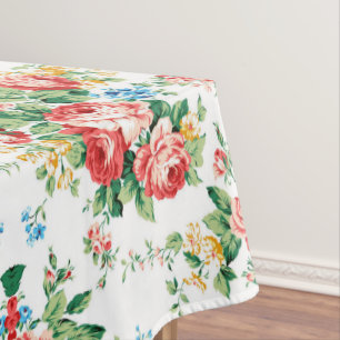 Nappe Elégant motif floral avec élément de design Rose