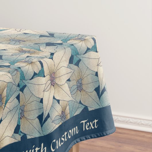 Nappe Élégant motif floral Belles fleurs romantiques (In Situ)