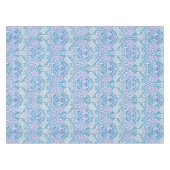 Nappe Élégant motif floral bleu (Devant (Horizontal))