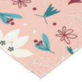 Nappe Élégant Motif froral rose (Angle)