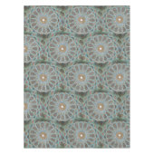 Nappe Élégant Motif oriental perse bleu arabesque (Devant)