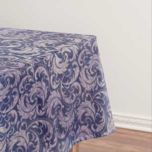 Nappe Élégant motif Vintage pourpre damassé