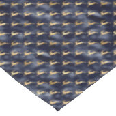 Nappe Élégant Noël des rennes d'or (Angle)