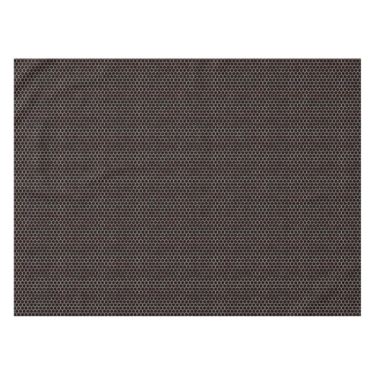 Nappe Elégant Noir & Or Bee Honeycomb Motif (Devant (Horizontal))