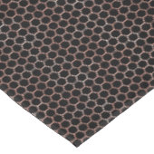 Nappe Elégant Noir & Or Bee Honeycomb Motif (Angle)
