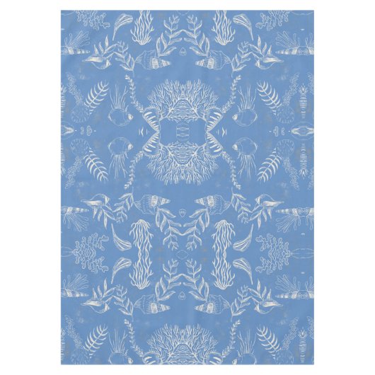 Nappe Elégant océane bleu toile (Devant)