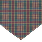 Nappe Élégant or Monogramme Plaid - Cranberry Blue Turqu (Angle)