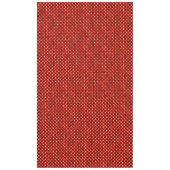 Nappe Élégant pain d'épice rouge or Noël (Devant)