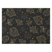 Nappe Élégant Parties scintillant or Feuilles Ditsy Moti (Devant (Horizontal))