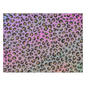 Nappe Elegant Pink Blue Gold Glitter Black Leopard (Devant (Horizontal))