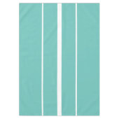 Nappe Élégant plaisir Turquoise Bleu Bleu Blancs de cour (Devant)