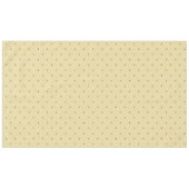Nappe Elégant Pois d'or sur Champagne Beige (Devant (Horizontal))
