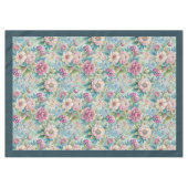 Nappe Elégant Rococo Floral Ornate Motifs botaniques (Devant (Horizontal))