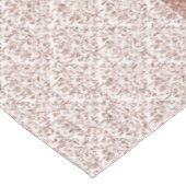 Nappe Élégant Rose Damask or Monogram Mariage (Angle)