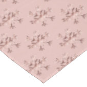 Nappe Élégant Rose de Noël Gold Snowflakes onglet Motif (Angle)