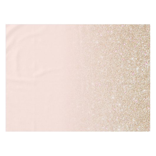 Nappe Elégant Rose d'or fille  rose Parties scintillant  (Devant (Horizontal))
