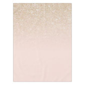 Nappe Elégant Rose d'or fille  rose Parties scintillant  (Devant)