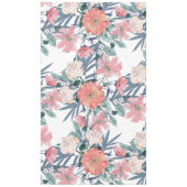 Nappe Elégant rose Fleurs Aquarelle Floral (Devant)