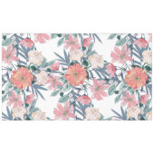 Nappe Elégant rose Fleurs Aquarelle Floral (Devant (Horizontal))